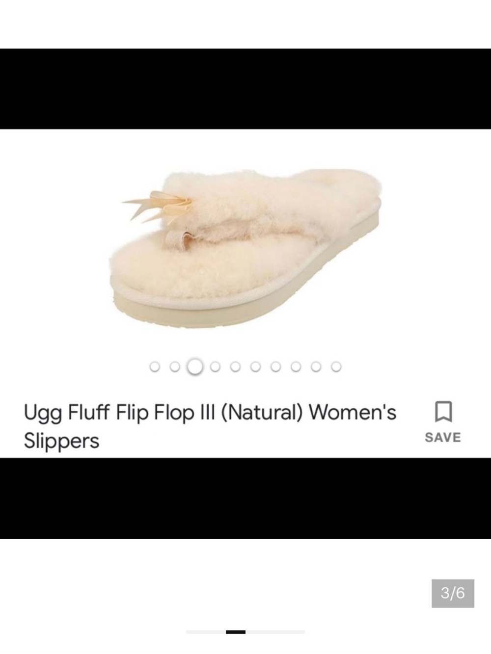 UGG Slippers. Fluff Flip Flop III.  size 10 - Picture 3 of 17